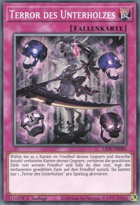 YuGiOh Terror des Unterholzes LIOV-DE085 Common Neu 1st