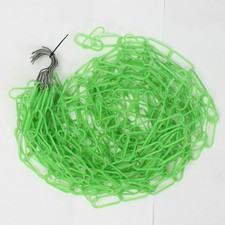 Posten 25x Gliederkette mit Haken Kleiderkette Kunststoff gr&uuml;n Kette Ladendeko