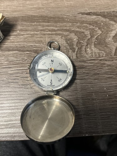 Vintage Herter's Model 2 Compass in Original Box Naval Brass Chrome Plated - Picture 2 of 7