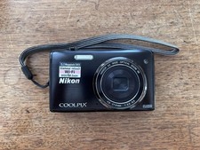 Nikon Coolpix S5200 16MP HD Digital Camera with 6X Zoom and Charger in Black