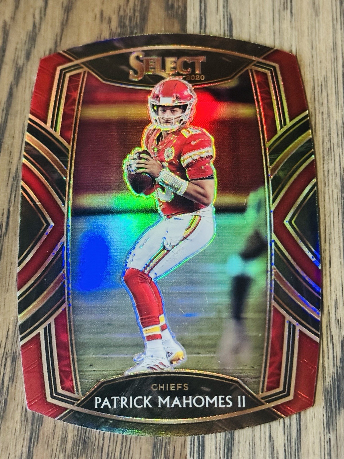 2020 Select Patrick Mahomes Club Level Die Cut Red Chiefs