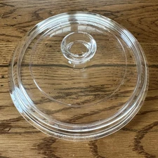 PYREX Clear Glass Saucepan Lid P-81-C Fits 1.5 PT CORNINGWARE Pan 6” Knob Handle