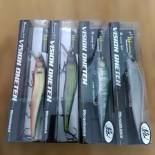 Megabass Vision 110 Limited Color Set of 4 VISIBLE SL SHAD CRYSTAL SHAD GOLD Fs