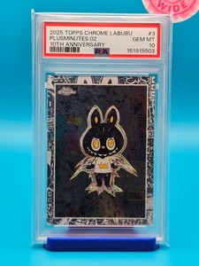 その他 PSA10 Topps Labubu #3 PLUSMINUTES 02 Labubu Topps Chrome | eBay