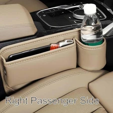 Passenger Car Seat Gap Filler Storage Bag Organizer Box Phone Holder Accessories