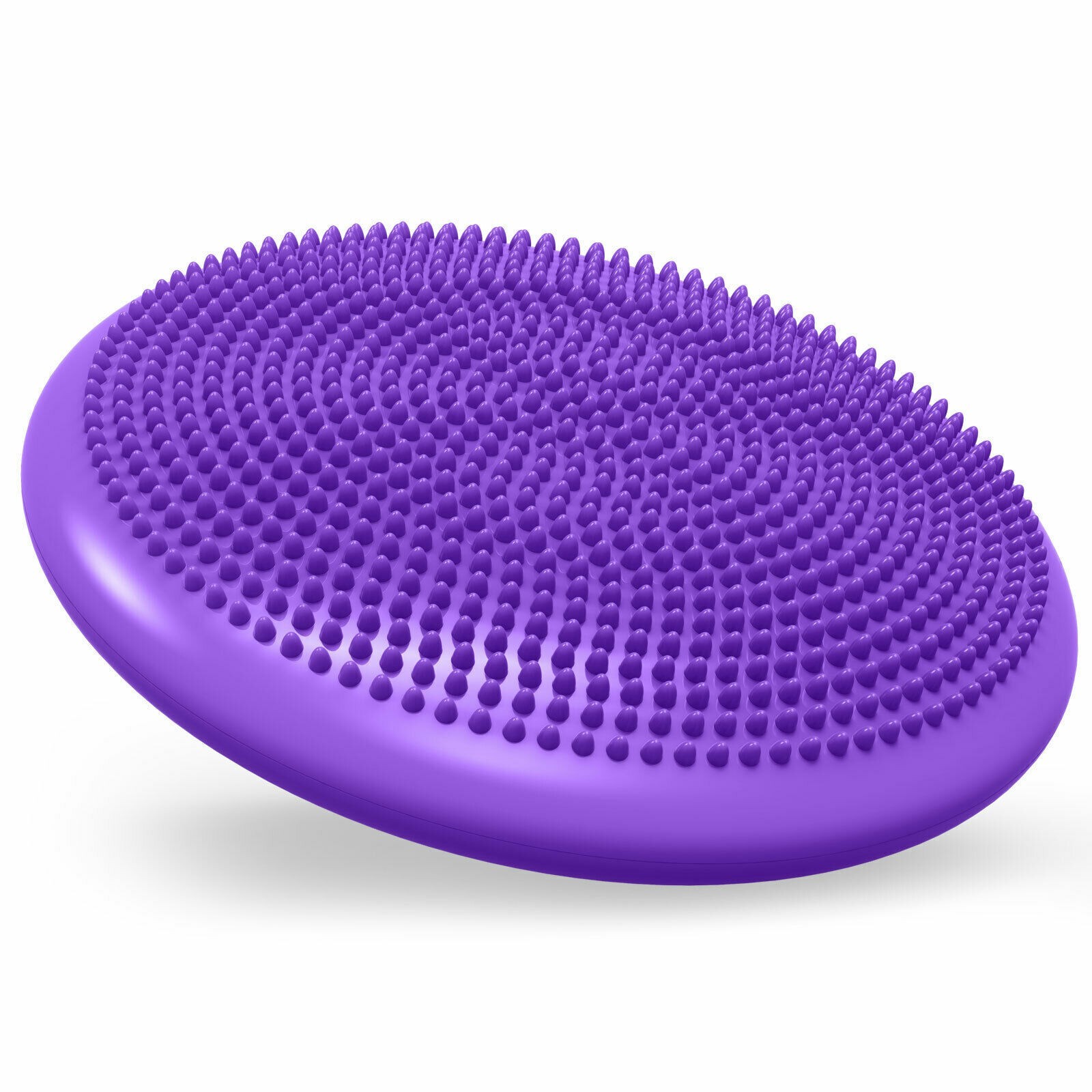 Wobble Cushion Balance Disc Inflatable Core Trainer for Yoga & Fitness with Pump