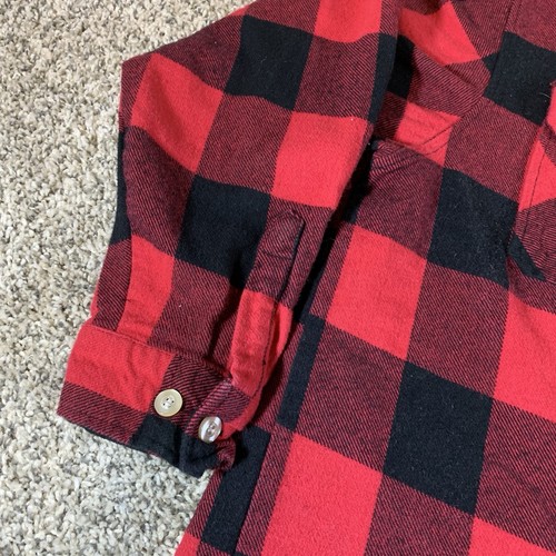 Rothco Shirt Mens 4XL Red Buffalo Plaid Flannel Heavy Weight Long Sleeve - Picture 2 of 8
