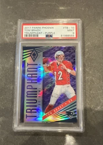 2017 Panini Phoenix - Triumphant Tom Brady #TB-10 Purple /75