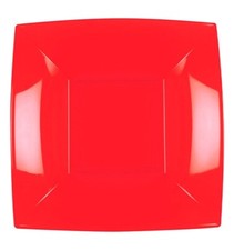 GOLDPLAST PIATTI FONDI QUADRATI X15P PS ROSSO