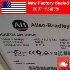 NEW Allen-Bradley 2097-V34PR6 Kinetix 300 Servo Drive 400/480V AC 3PH 2097V34PR6