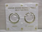 Capital Coin Holder #427 Double Eagles $20 Gold Pieces Liberty St Gaudens White