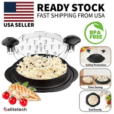 Large Chicken Shredder Tool Twist Meat Shredding Grinder Handles Non-Slip No BPA