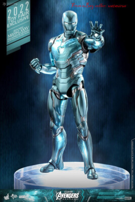 Perfect Hot Toys 1/6 Mms646 Avengers 4 Iron Man Mk85 Holographic