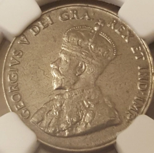 1924 Canada 5 Cent   NGC MS62     KM 29