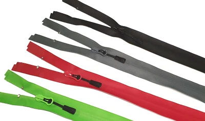 Reißverschluß Zipper u. Anhänger wasserdicht teilbar TPU 50 - 110 cm Jacken
