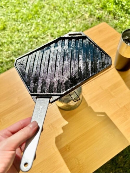 Snow Peak Cast Iron Griddle for GigaPower Stove Recca - Camping