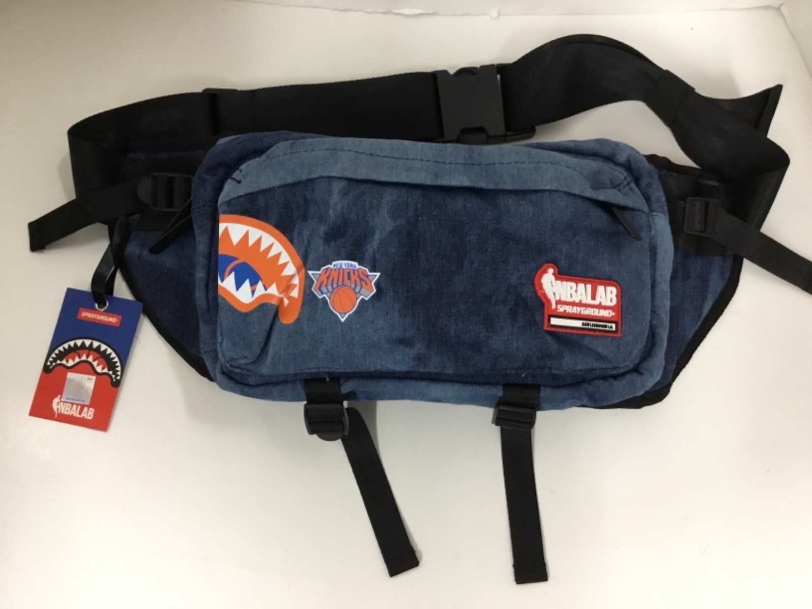 Sprayground Nbalab Knicks Denim Shark 