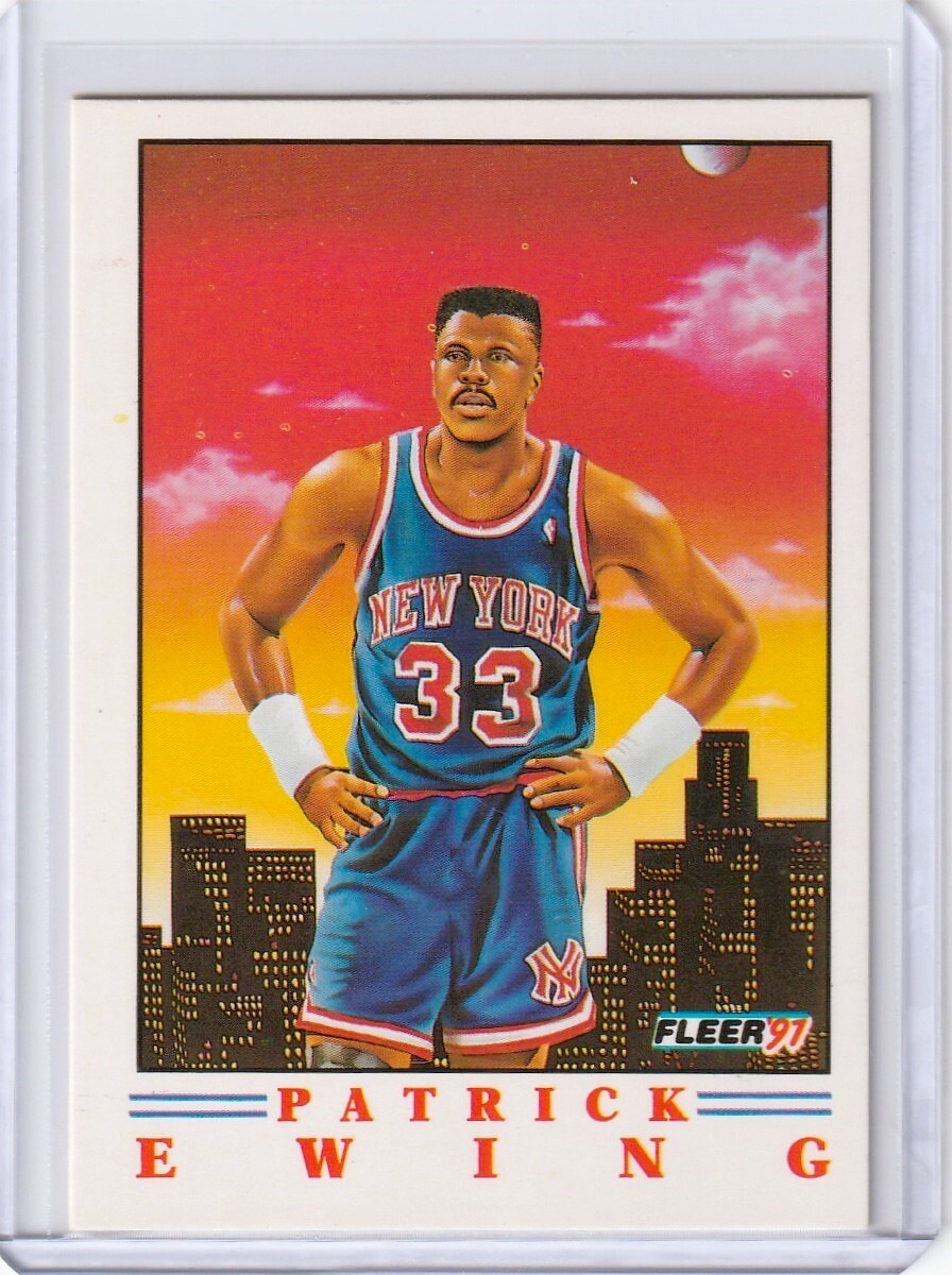 1991-92 Fleer Pro Vision Patrick Ewing #4 HOF