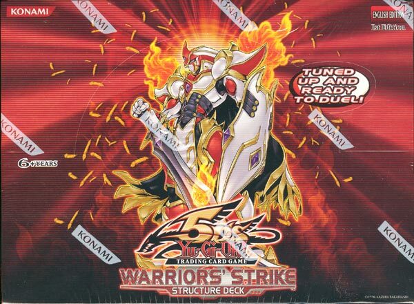 YUGIOH WARRIOR'S STRIKE STRUCTURE DECK BOX BLOWOUT CARDS