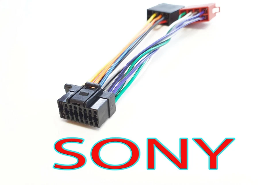 Kabel Adapter Iso für Autoradio sony MEX-N4300BT Adapterkabel übergang Anschluss - Bild 2 von 4