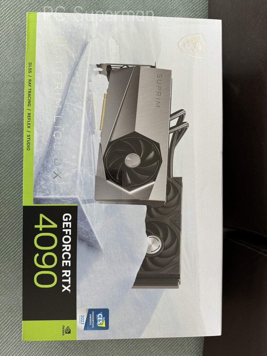MSI RTX 4090 SUPRIM LIQUID X (No Core & VRAM) With Box - FOR PARTS