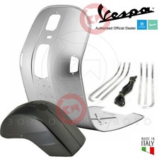 SCUDO VESPA PX 125 150 200 LAMIERATO COMPLETO LISTELLI PEDANA RINFORZI PARAFANGO