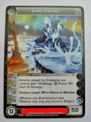 Chaotic Gal'Drad LP Common Creature Used Code!