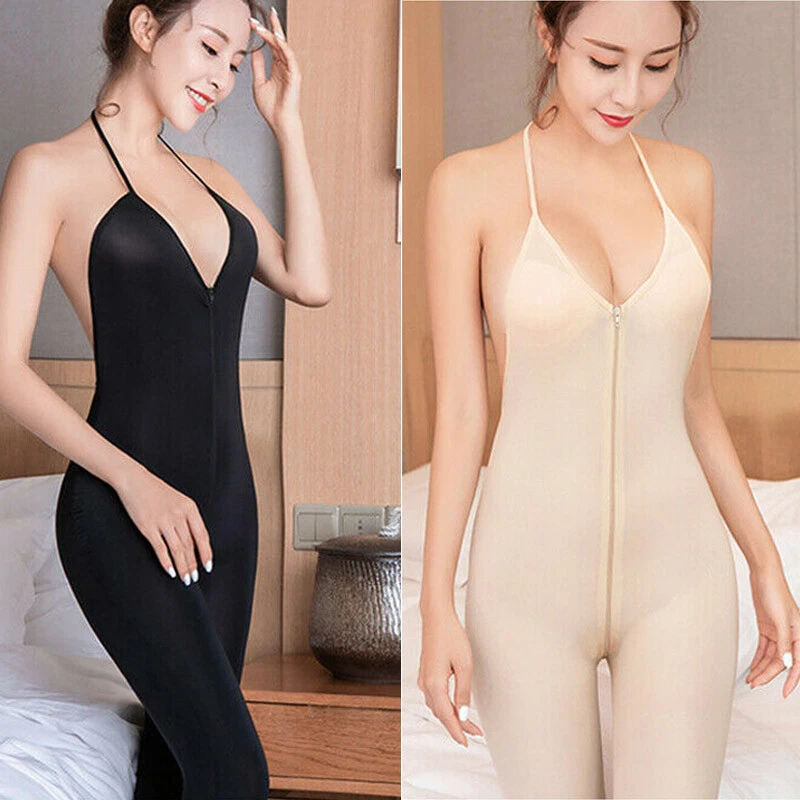 GOKATOSAU - Tutine da donna sexy a maniche lunghe, aderente - nero - M