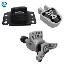 3* Motor Mount Set for 2013-18 Ford Fusion 2.0L Engine AT Auto Transmission