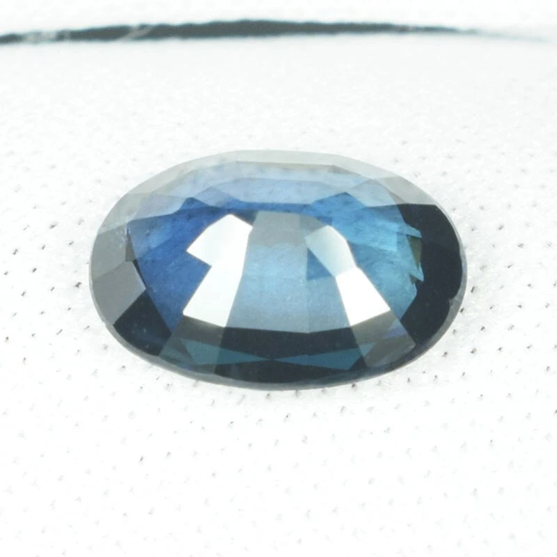 2.00 ct DAZZLING DARK  BLUE  NATURAL INDICOLITE TOURMALINE - Oval See Vdo DB - Image 2 of 2