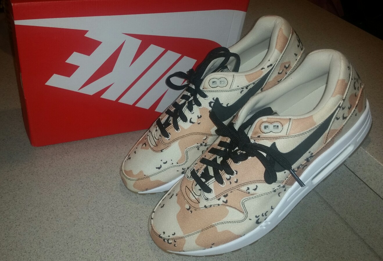 Nike Air Max 1 PRM Camo Lona Tenis Desierto Playa Atlético Ejecutar Entrenadores 13 Nike Air Max 1 PRM Camo Lona Tenis Desierto Playa Atlético Ejecutar Entrenadores 13