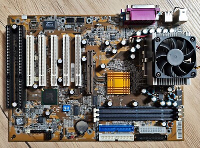 Gigabyte GA-7IXE4 Rev 1.0 AMD 750 Socket A/462 Motherboard +AMD Duron 1300 CPU
