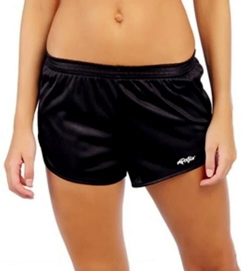 S Negro Sedoso Delfín Pantalones Cortos Correr Lencería Hooters Uniforme DESCONTINUADO Foto 3 de 4