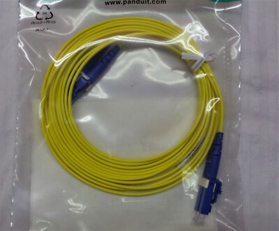 PANDUIT 3 METERS 1.6MM JACKETED CABLE LSZH SINGLE MODE PATCH CORD