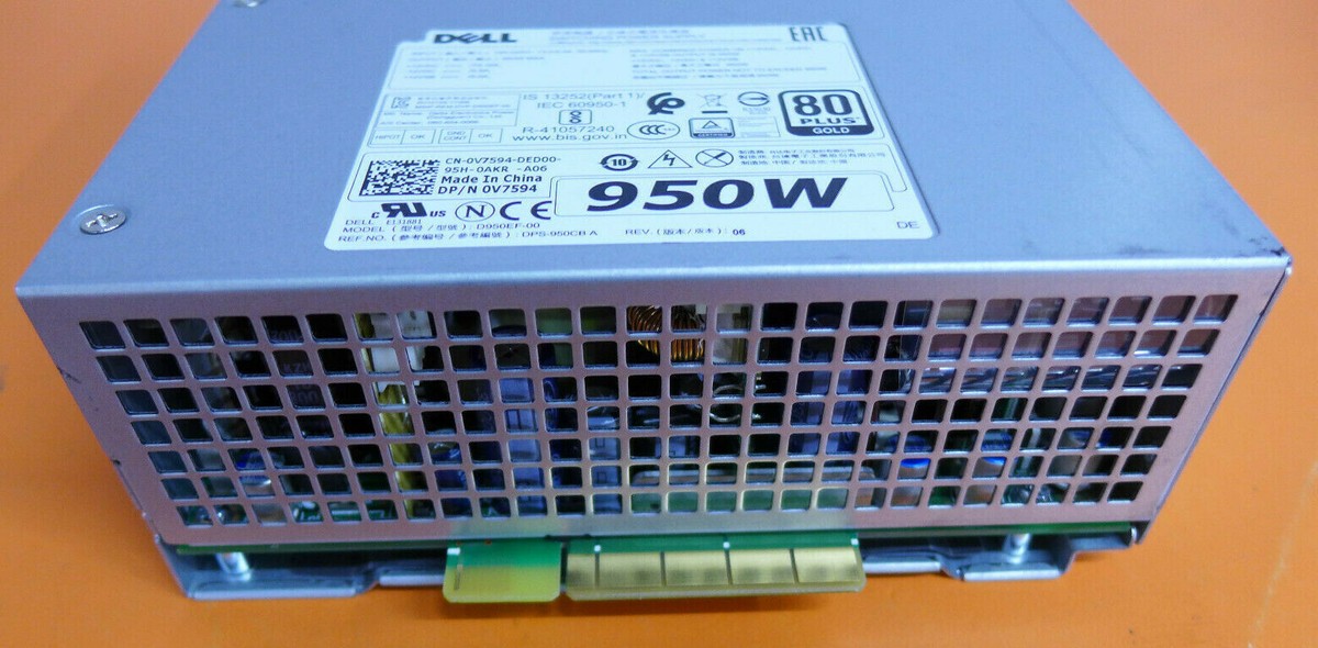 Genuine Dell Precision T5820 T7820 950W Power Supply D950EF Genuine Dell Precision T5820 T7820 950W Power Supply D950EF