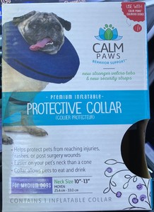 calm paws protective collar medium