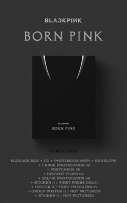 BLACKPINK BORN PINK [deluxe edition] black version sealed (33.3% off