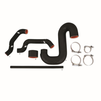 MISHIMOTO Top-Mount Ladeluftkühler Silikonschläuche für Subaru Impreza WRX/STI 02-07