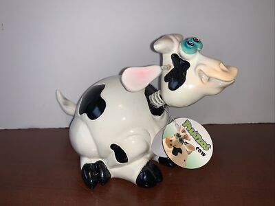 Exhart Phatzos Cow Tim Twinkler Bobblehead Cow With Original Tag