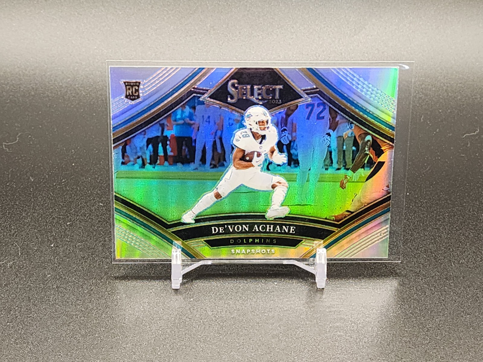 De’von Achane 2023 Select #SS-DA Rookie Snapshots Silver Prizm