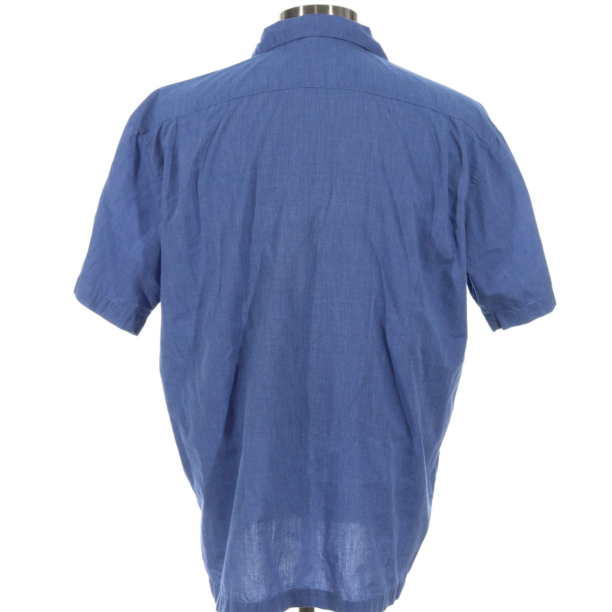 Zzyzx Men's Blue Short Sleeve Button Up Shirt - Size Large | eBay