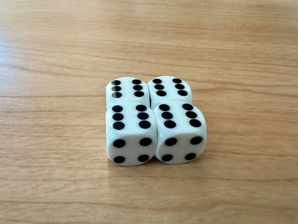 Precision Backgammon Dice-BRAND NEW- NINE COLORS AVAILABLE- THREE SIZES - Image 3 of 4