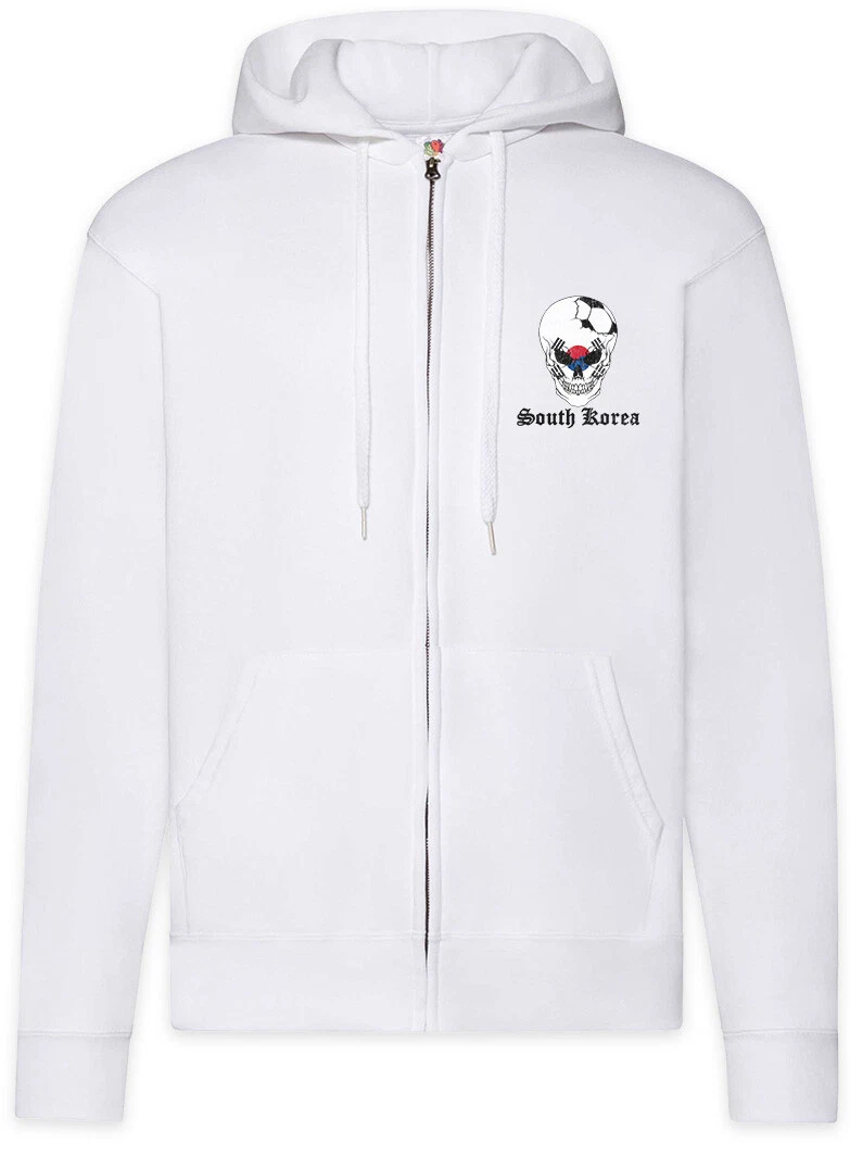 South Korea Football Comet Zipper Hoodie Soccer Flag World Championship