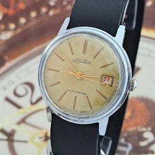 Vintage Watch USSR POLJOT VERY Rare Soviet early Wristwatch 1MChZ im.Kirova 16j
