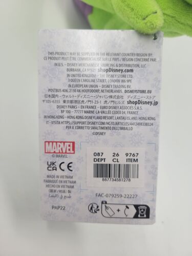 Peluche Hulk Disney Marvel Holiday 8” nuovo con etichette! - Foto 5 di 6