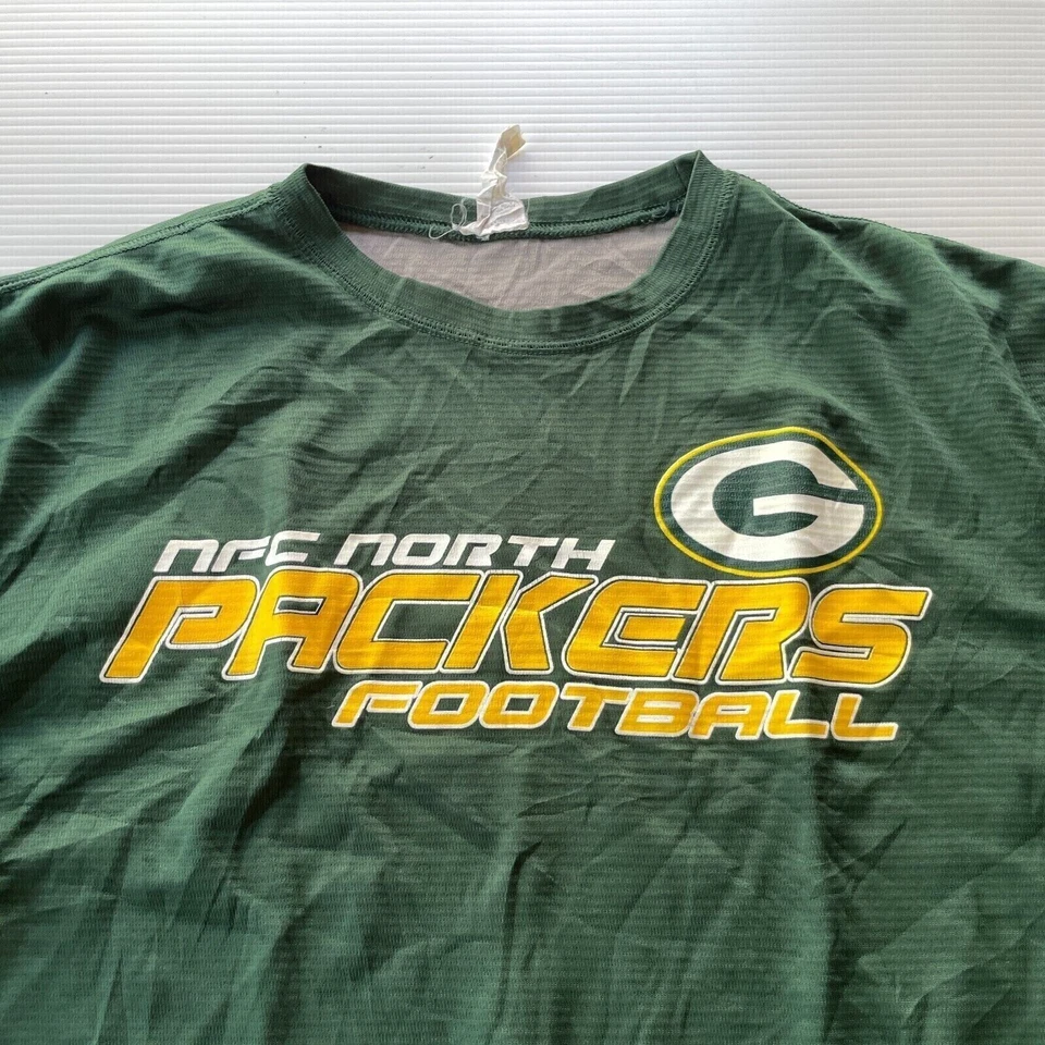 Camiseta de fútbol americano NPC North Green Bay Packers para hombre talla M verde EE. UU. ajuste deportivo Foto 3 de 4