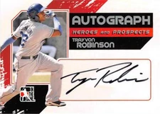 Trayvon Robinson autographed baseball card 2011 In The Game #ATRO Rookie