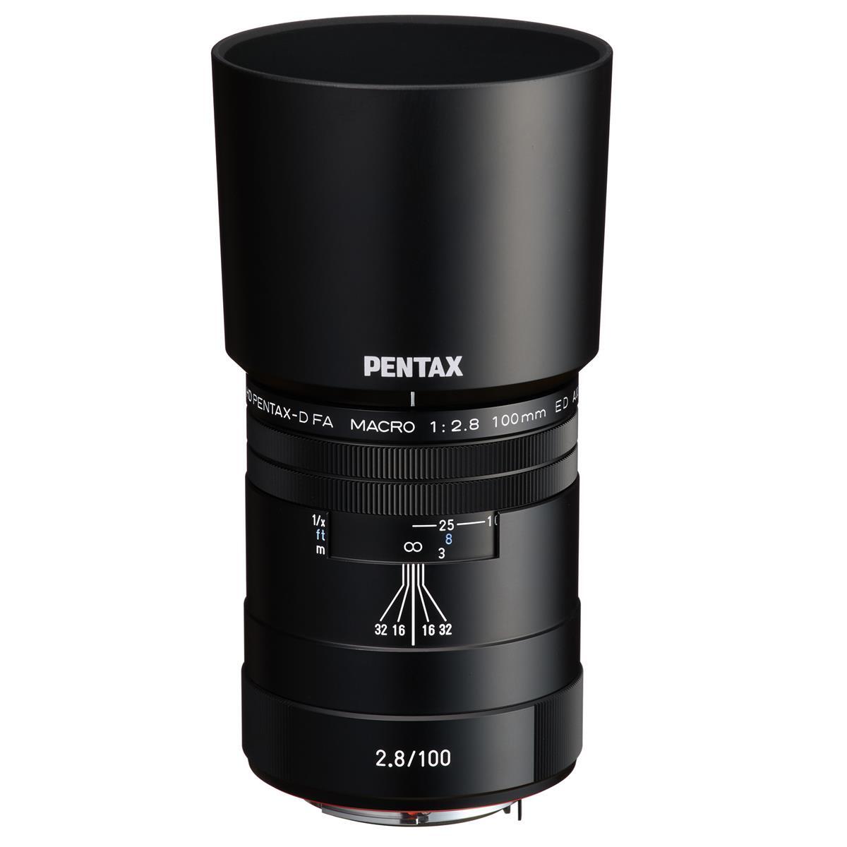 Pentax HD Pentax-D FA Macro 100mm f/2.8 ED AW Lens, Black Pentax HD Pentax-D FA Macro 100mm f/2.8 ED AW Lens, Black