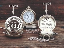 Pocket Watch - Personalized Gift - Gift For Loved Ones - Engraved Pocket Watch