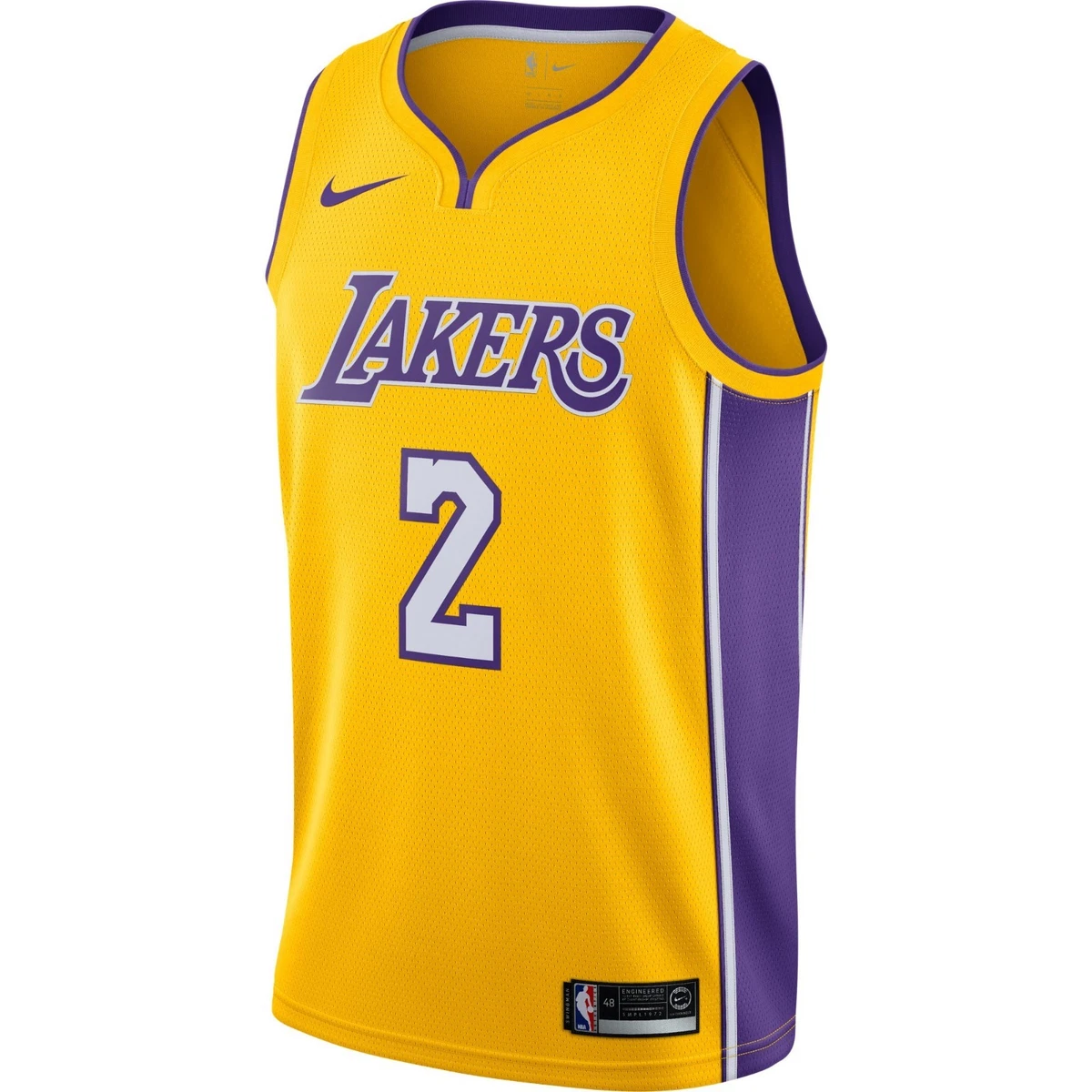 NIKE NBA LOS ANGELES LAKERS LONZO BALL SWINGMAN JERSEY FIELD PURPLE